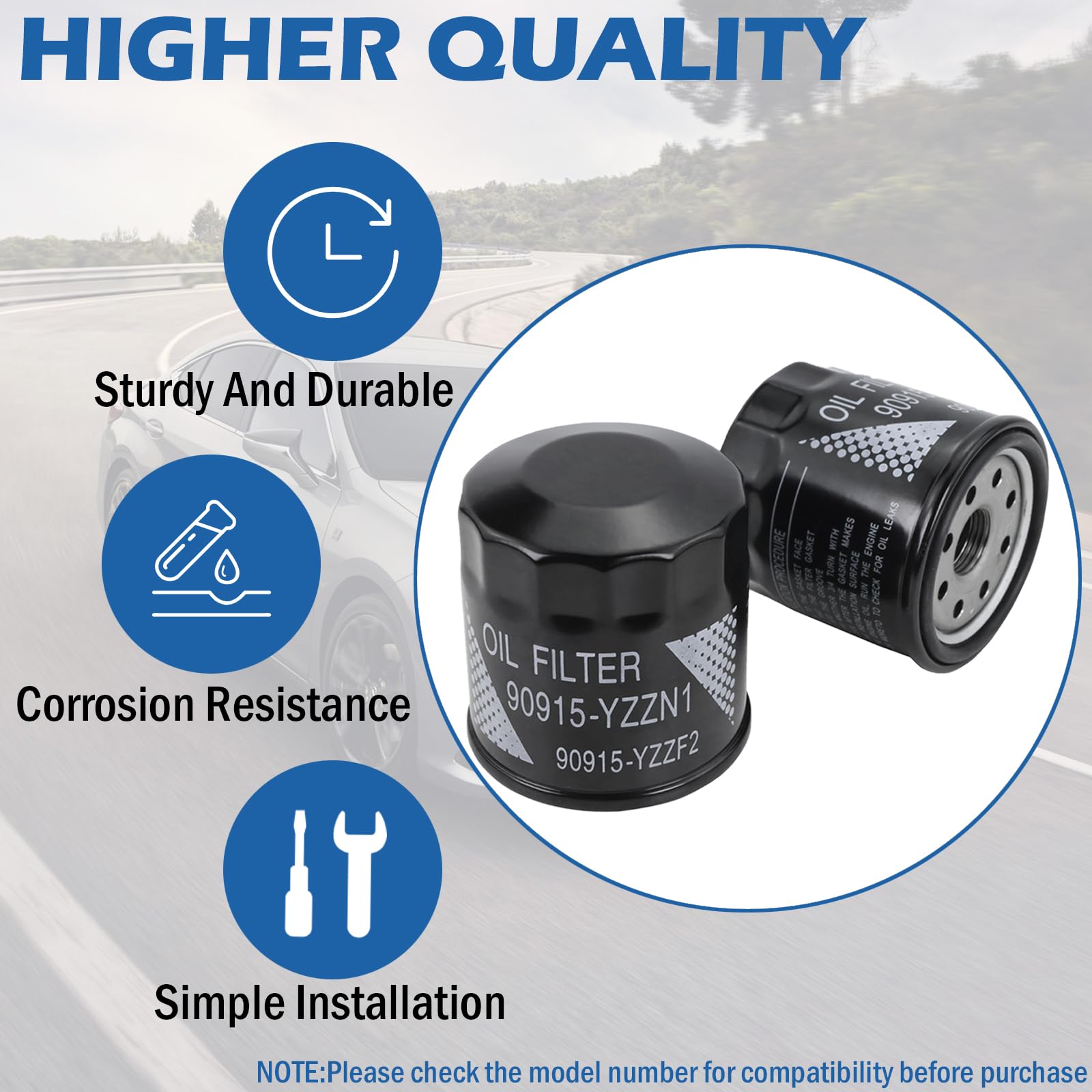 あいやー Amazon.com: Kefly 90915-YZZF2 Engine Oil Filters 90915-YZZN1